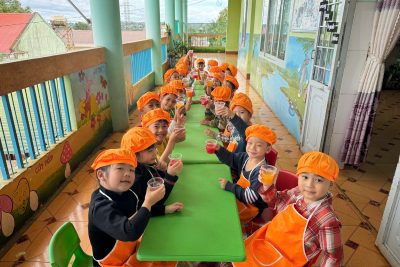 Trãi nghiệp làm nước ép -Lá 2